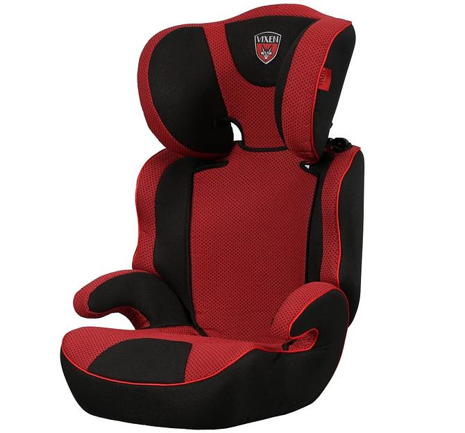 Детское автокресло Vixen «Лазурит 2-3» цвет красный ОПТ фото 1