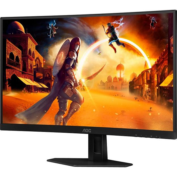 МОНИТОР 27" AOC C27G4ZXE Black (VA, изогнутый, 1920x1080, 280Hz, 0.3 ms, 178°/178°, 300 cd/m, 80M:1, +2xHDMI 2.0, +DP) фото 2