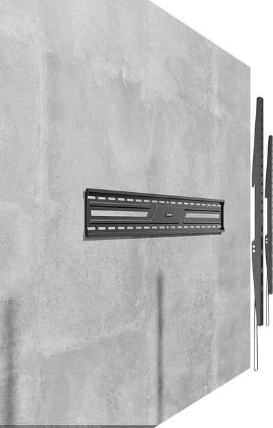 Кронштейн для телевизора Ultramounts UM824F черный 43"-100" макс.75кг настенный фиксированный фото 7