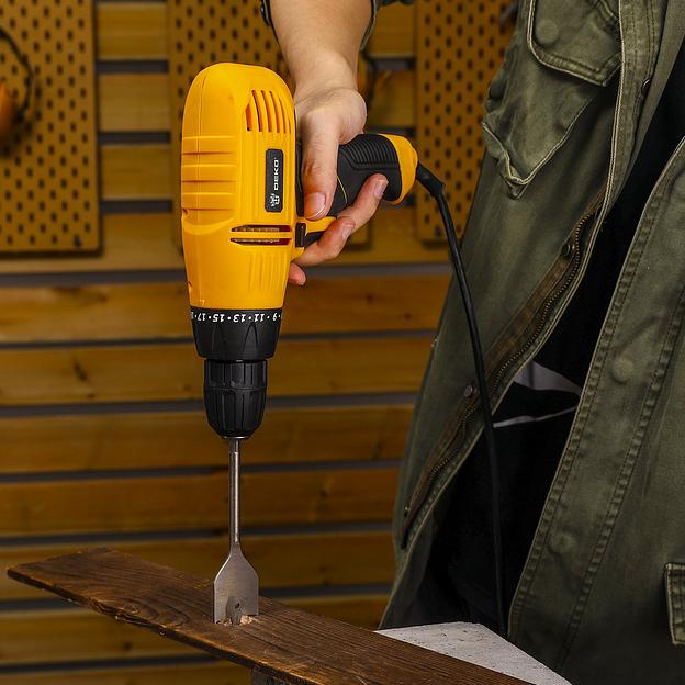 Дрель-шуруповерт Deko DKSD500W 500Вт патрон:быстрозажимной (063-4053) фото 6