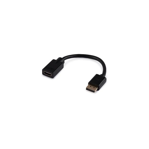 Переходник Buro DisplayPort (m) - HDMI (f), черный [bu-hdmi(f)-dp(m)] фото 1