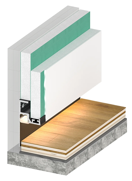 Плинтус с рассеивателем Adicom ОПТ фото 3