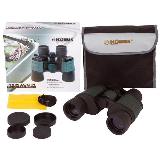  Konus бинокль NewZoom 7  21x40 > фото 2