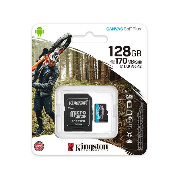 Карта памяти  Kingston  SDCG3/128GB  MicroSDXC 128GB фото 2