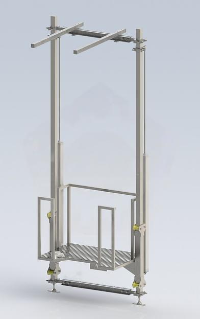 Пневматическая подъемно-опускная площадка КР-ФПО-2 фото 1