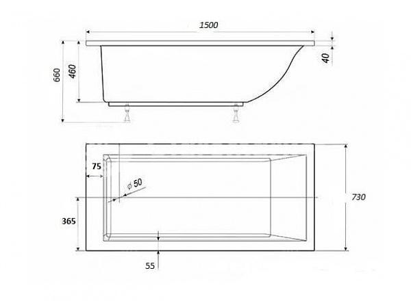 Мраморная ванна Castone «Кроха» фото 6