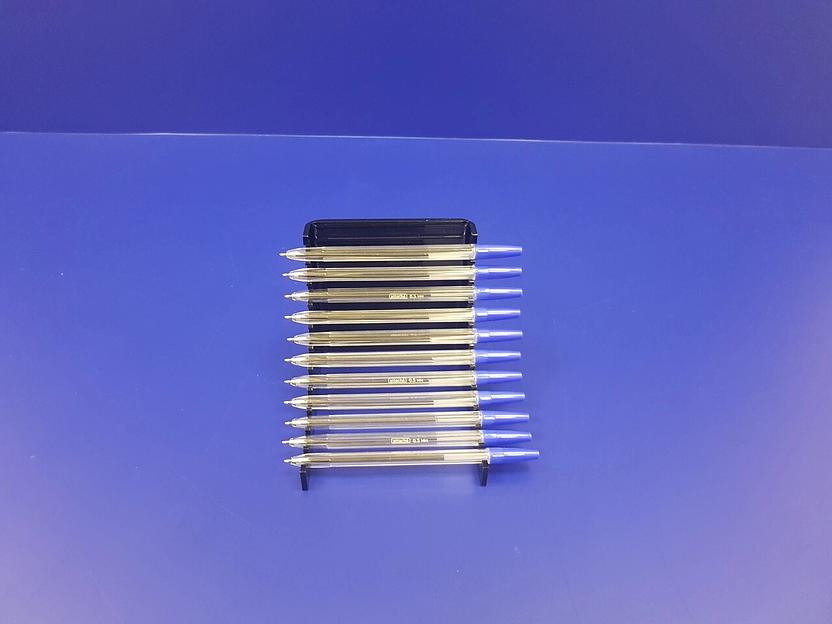 Подставка для ручек карандашей кистей11 секции (горка радиус, цвет черный) фото 4