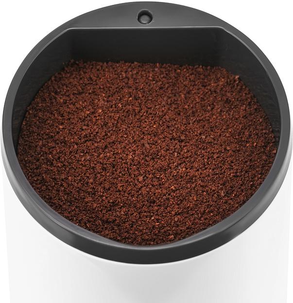 Кофемолка Maxwell MW-1703 200Вт сист.помол.:ротац.нож вместим.:45гр белый фото 4