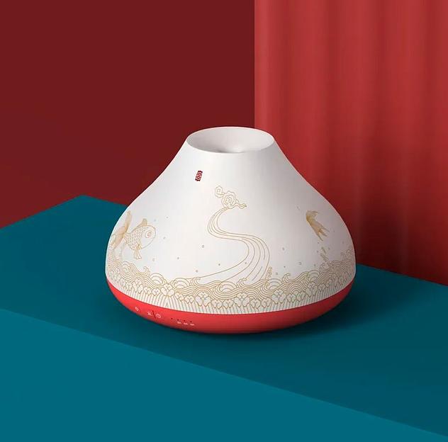 Увлажнитель воздуха Solove H7FC 10Вт (ультразвуковой) белый/красный фото 1