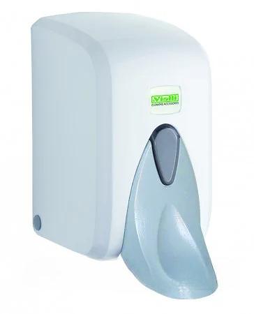 Диспенсер (дозатор) для жидкого мыла локтевой Vialli S5M 500 мл, белый фото 1