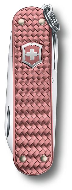 Нож перочинный Victorinox Classic Precious Alox (0.6221.405G) 58мм 5функц. розовый подар.коробка фото 2
