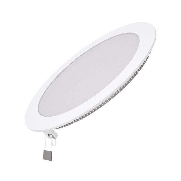 Светильник светодиодный встраиаемый LED ДВО 18 Вт 1200 Лм 3000К IP20 d225х22 мм монт d210 мм Slim Gauss Gauss 939111118 фото 1