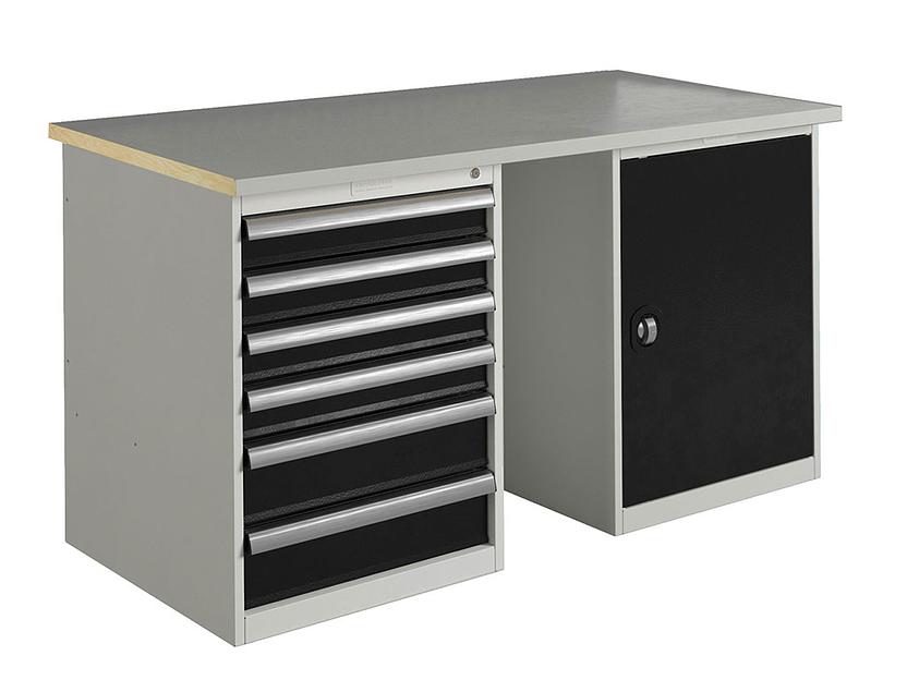 Верстак слесарный металлический Практик Expert T WTS150 комплект5 (ExpTWTS150.T6/T1.000) фото 1