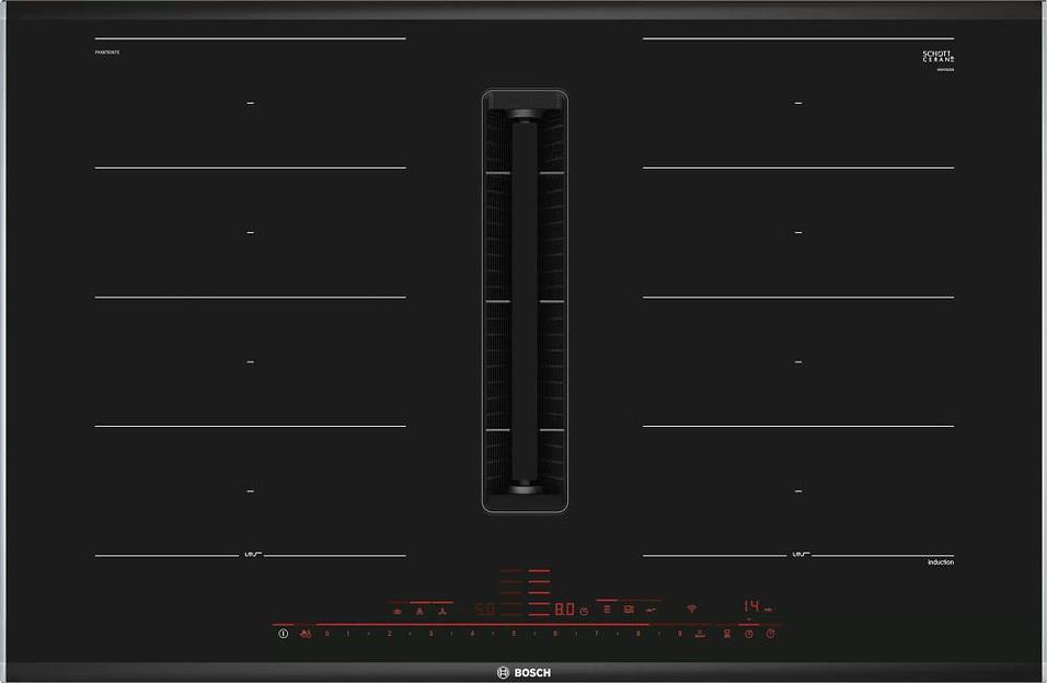 Индукционная варочная поверхность Bosch PXX875D67E черный фото 2