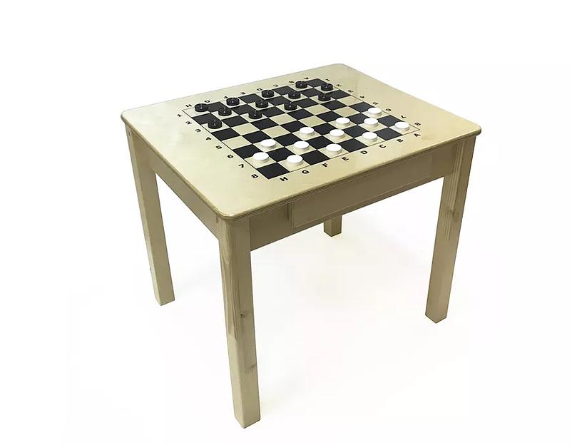 Комплект «Шахматный 1» (стол, шахматы, шашки, часы), арт.К.29 ОПТ фото 3