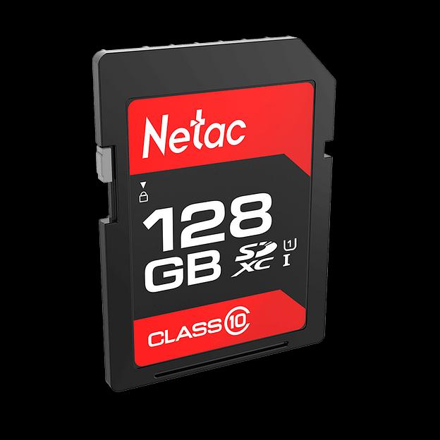 Карта памяти Netac P600 SDHC 128GB U1/C10 up to 80MB/s, retail pack фото 1