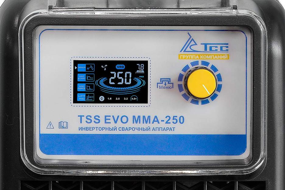Сварочный инвертор TSS EVO MMA-250 ОПТ фото 5