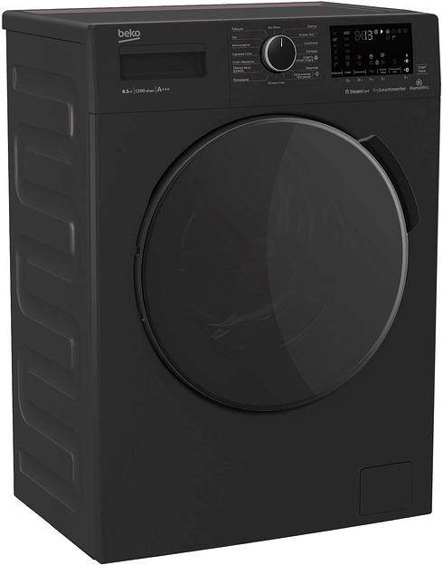 Стиральная машина Beko WSPE6H616A класс: A+++ загр.фронтальная макс.:6.5кг антрацит фото 2