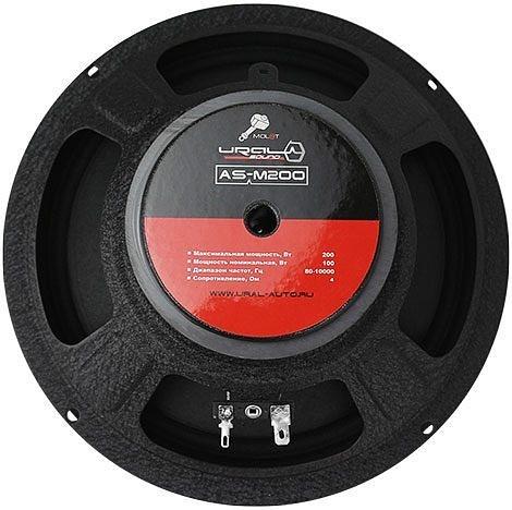 Колонки автомобильные Ural Молот АС-М200 (без решетки) 202Вт 95дБ 4Ом 20см (8дюйм) (ком.:2кол.) широкополосные однополосные фото 3