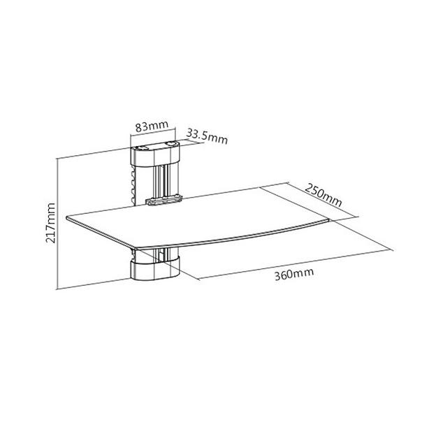 Настенный кронштейн Brateck DVD-291 фото 2