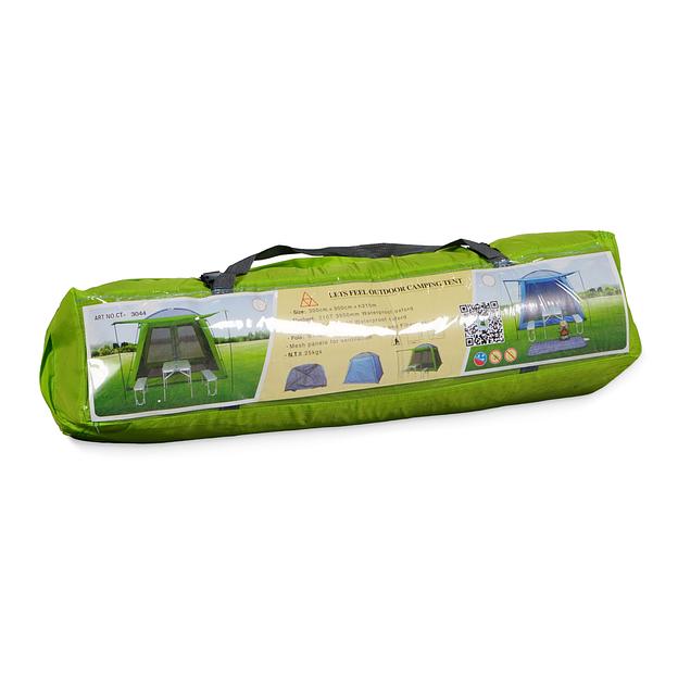 Туристическая палатка с  навесом 420х350х236 PAL3044 фото 6