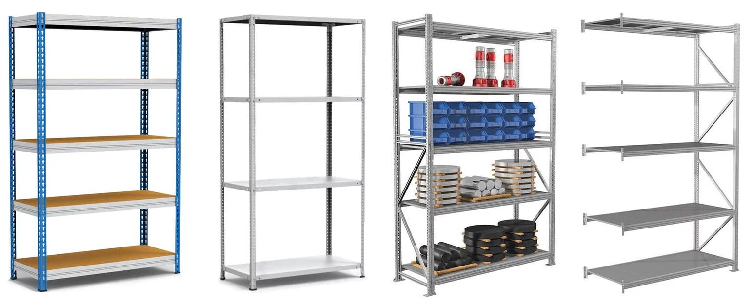 Полочные стеллажи для склада ОПТ фото 1