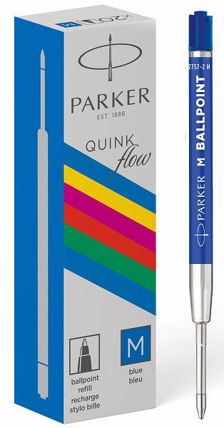 Стержень шариковый Parker QuinkFlow Basic Z09 (CW2166550) M 0.7мм синие чернила без упак. фото 1
