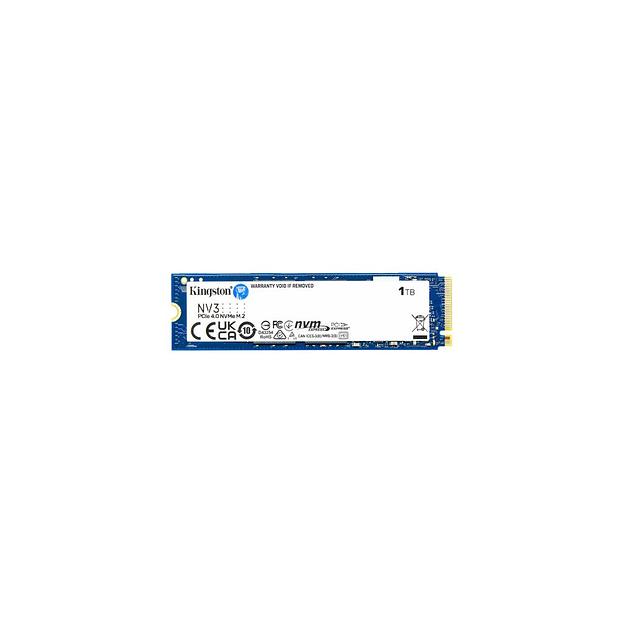 SSD накопитель Kingston NV3 SNV3S/1000G 1ТБ, M.2 2280, PCIe 4.0 x4, NVMe, M.2 фото 1