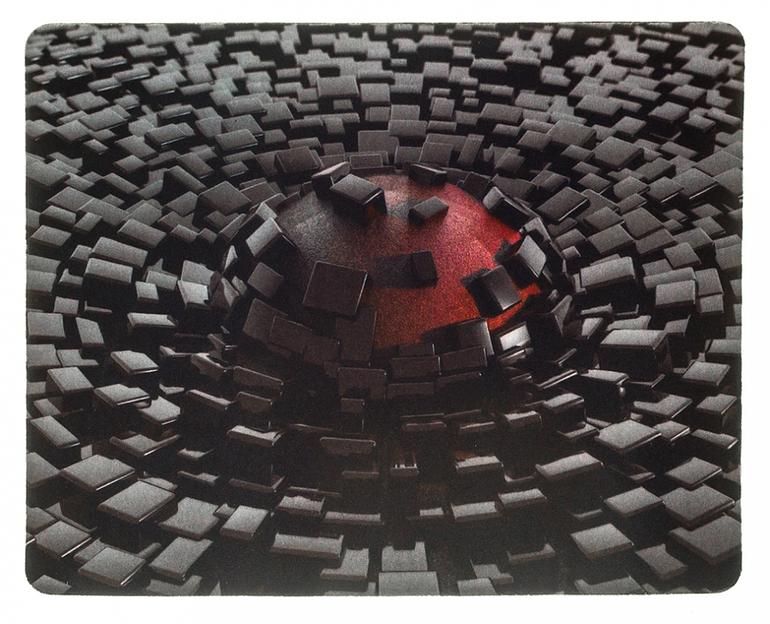 Коврик для мыши Оклик OK-F0281 рисунок/разрушение 280x225x3мм фото 1