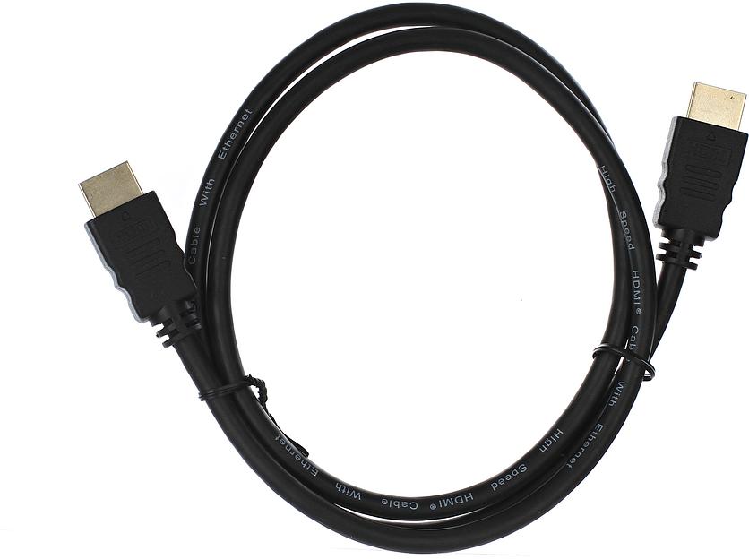 Кабель HDMI-19M --- HDMI-19M ver 2.0+3D/Ethernet,1m Telecom VCOM Telecom HDMI (m) - HDMI (m) 1м (TCG200-1M) фото 1