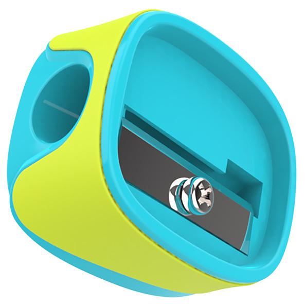 Точилка для карандашей ручная Deli ER00903 U-touch 1 отверстие пластик/резина ассорти туба фото 3