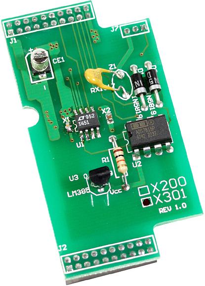 Плата расширения для контроллеров серии I-7188XC, 1 канал АЦП и 1 канал ЦАП фото 1