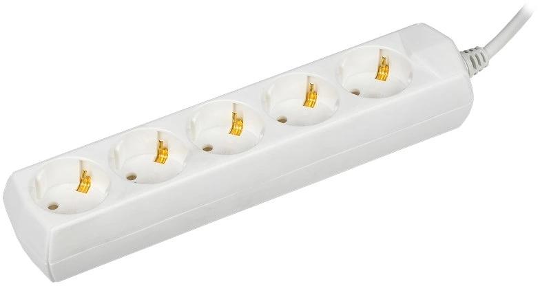 Iek WYP10-10-05-D15-Z-G Удлинитель У05 5 мест 2P+PE/1,5м 3х1мм2 10А/250В GENERICA фото 1