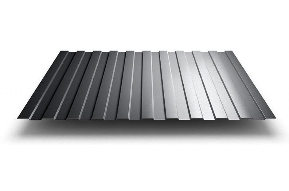 Профнастил заборный оцинкованный 2 метра 0,45 мм фото 1