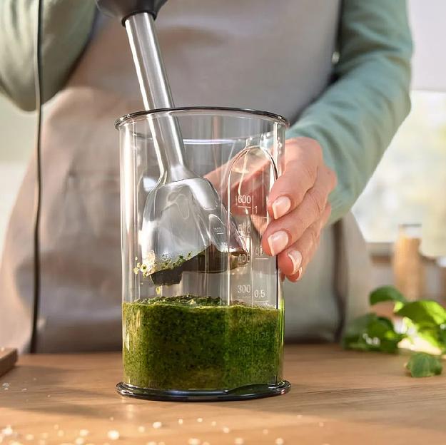 Блендер погружной Bosch MSM6M610 1000Вт нержавеющая сталь/черный фото 9