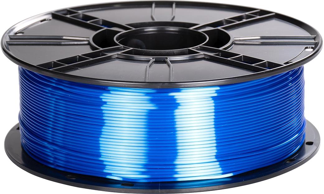 Пластик для принтера 3D Cactus CS-3D-PLA-1KG-S-BLUE PLA SILK d1.75мм 1кг L326м 1цв. фото 2