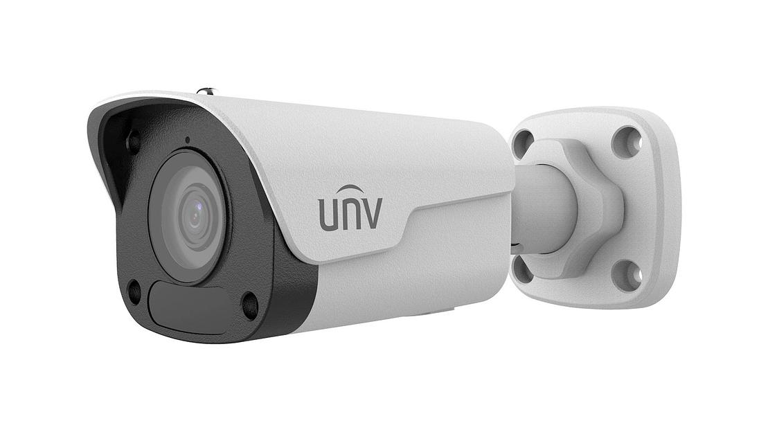 Видеокамера IP цилиндрическая, 1/3" 4 Мп КМОП @ 30 к/с, ИК-подсветка до 30м., 0.01 Лк @F2.0, объектив 2.8 мм, DWDR, 2D/3D DNR, Ultra 265, H.265, H.264, MJPEG, 2 потока, встроенный микрофон фото 1