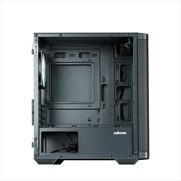 Корпус ZALMAN M4, MATX, BLACK, WINDOW, 1xCombo (3.5'' or 2.5''), 1x3.5", 2x2.5", 1xUSB2.0, 2xUSB3.0, FRONT 3x120mm ARGB, REAR 1x120mm ARGB (M4 Black) фото 7