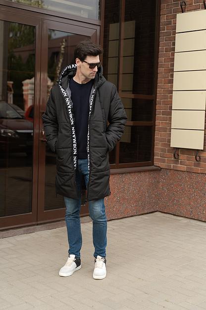 Полупальто мужское  «Тулон», черный, опт фото 1