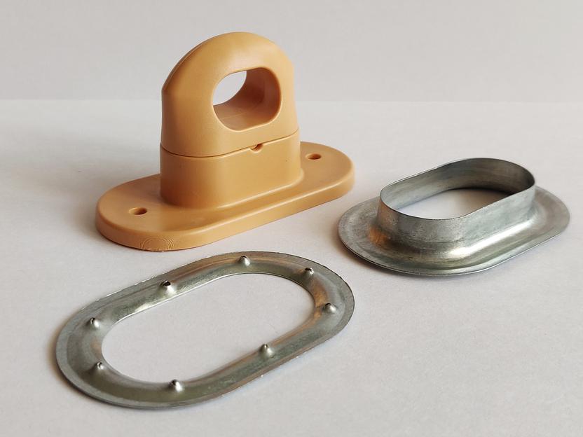 Люверс овальный 42×22 мм фото 6