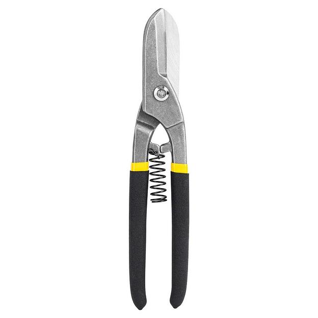 Режущий инструмент (пилы, ножовки, ножи, ножницы) Deli Ножницы по металлу прямые Deli DL4371 250мм, высокоуглеродистая сталь 55, прорезиненная рукоятка фото 2