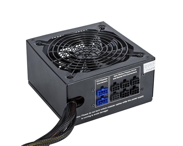 Exegate EX221642RUS Блок питания 600W ATX-600PPX RTL, black, active PFC, 13,5cm, 20+4pin/4+4pin/PCI-E/4IDE/5SATA фото 3