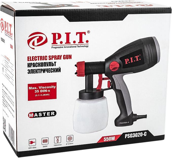 Краскораспылитель P.I.T. Мастер 0.7л/мин соп.:0.8мм бак:0.8л фото 1