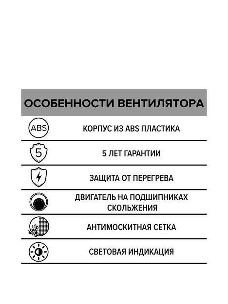Бытовой вентилятор Standard 5S Era опт фото 7