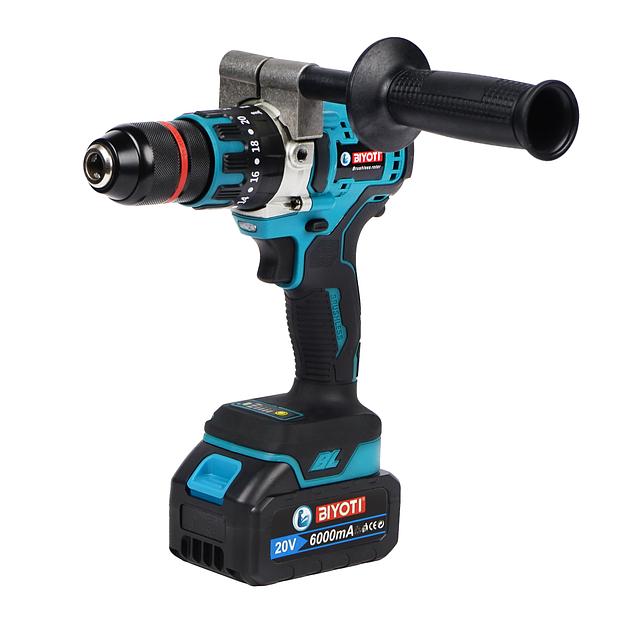 Шуруповерт бесщеточный BIYOTI 20В ударный с рукояткой BYT-CED05 фото 1