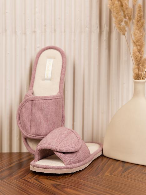 Тапочки домашние женские на липучке фото 1