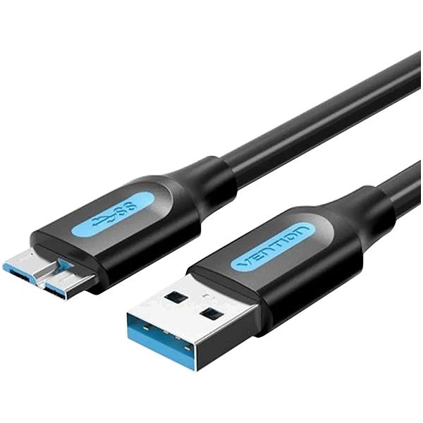 Кабель Vention USB 3.0 AM/micro B - 1.5м. Кабель Vention USB 3.0 AM/Micro-B - 1.5 м (COPBG) фото 2