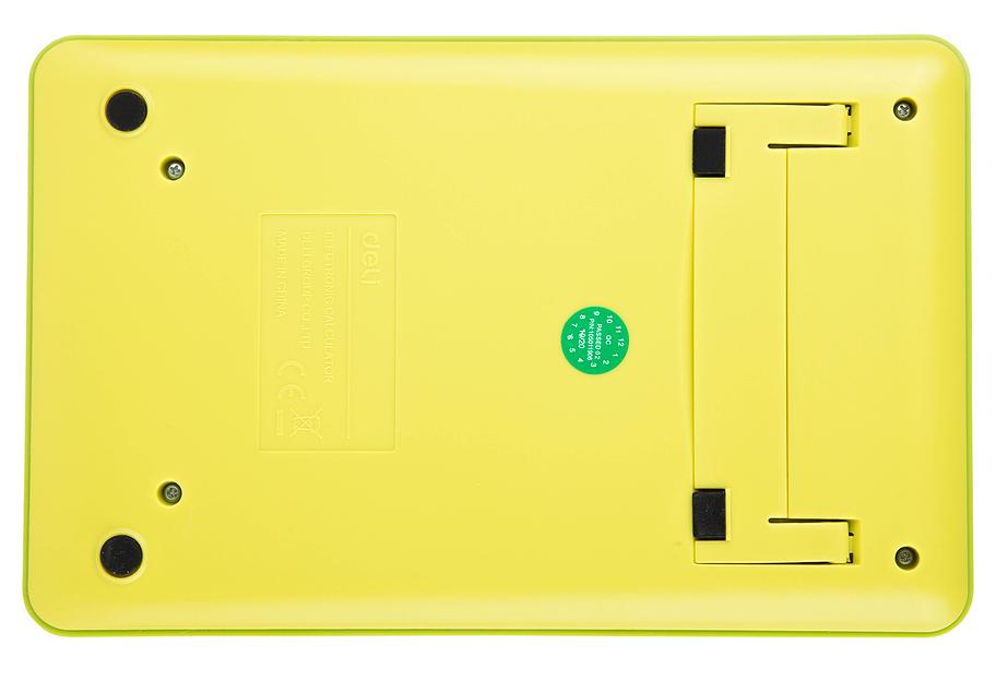 Калькулятор настольный Deli Touch EM01551 желтый 12-разр. фото 3