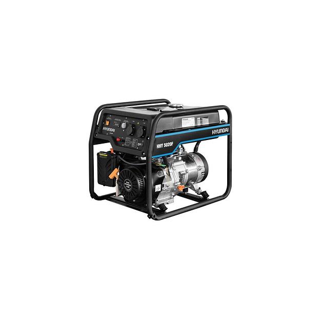 Бензиновый генератор Hyundai HHY 5020F, 220/12 В, 4.5кВт фото 1