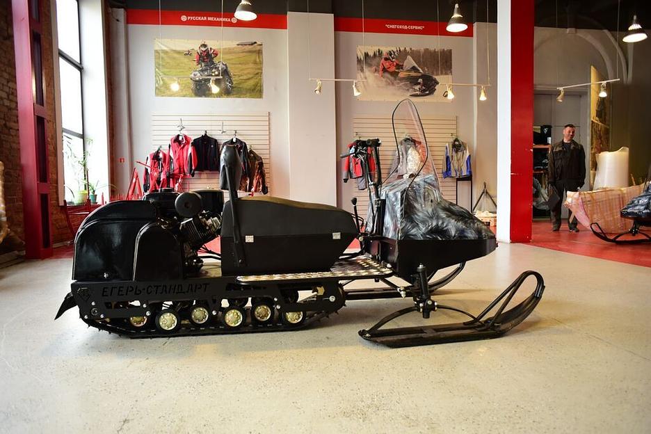 Снегоход Бурлак Егерь стандарт 18,5 л.с., 2390*1100*1250 мм. Подвеска: катковая. фото 7